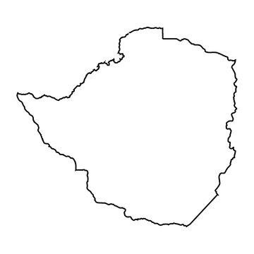recommend clip art: Zimbabwe Map Outline