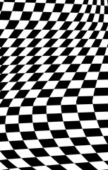 aesthetics distorted checkerboard, gingham, plaid, checkered decoration