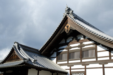 Buddhist temple in the city of Kyoto. Japan.