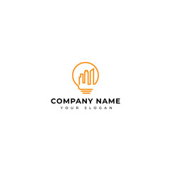 Fototapeta premium Smart city logo vector design template