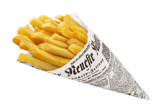 Pommes Frites und Hintergrund transparent PNG cut out