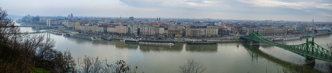 Obraz premium Budapest panoramic view, Hungary