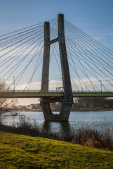 Obraz premium Pont à câbles