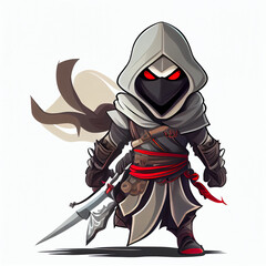 Obraz premium Cartoon character design with computer generated.
