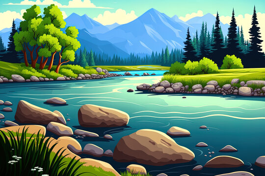 River Background