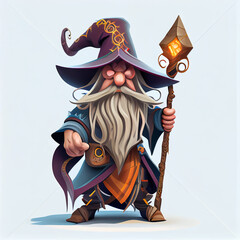 Cartoon character design with computer generated.