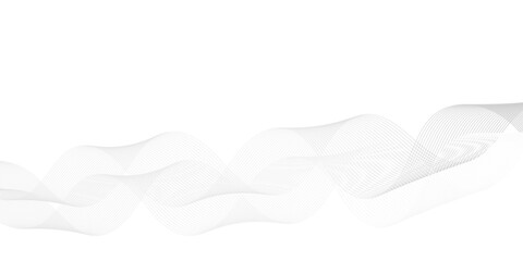 Abstract white paper wave background and abstract gradiant and white wave curve lines banner background design. Vector illustration. Modern template abstract design flowing particles wave.