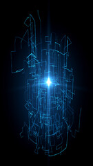 Computer network optical grid