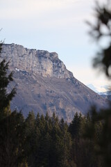 sunset in the mountains
