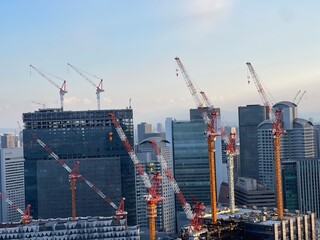construction site with crane
construction, crane, building, architecture, sky, site, development, industry, city, cranes, concrete, tower, business, skyscraper, work, structure, build, steel, urban, 