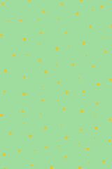 Dots illustration. Book cover design. Light green background