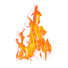 Easy to use flame overlay, transparent PNG