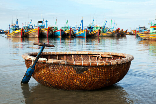 Fishing boats in Mui Ne