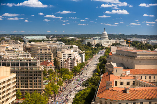 Capitol Building Aerial View