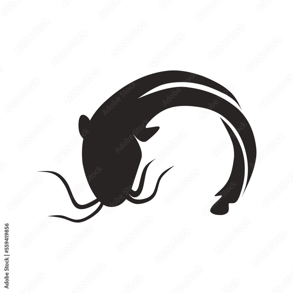 Sticker catfish icon