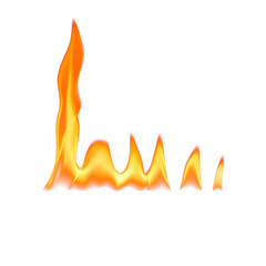 Easy to use flame overlay, transparent PNG