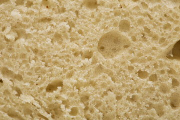 high resolution white potato bread texture macro