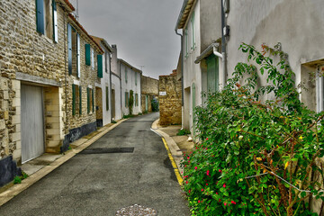 Sainte Marie de Re; France - october 25 2022 : picturesque village