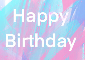 happy birthday greeting card