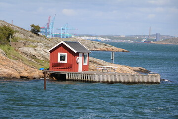 Boat trip between Brännö and  Gothenburg, Sweden