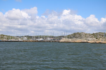 Fototapeta na wymiar Boat trip between Brännö and Gothenburg, Sweden