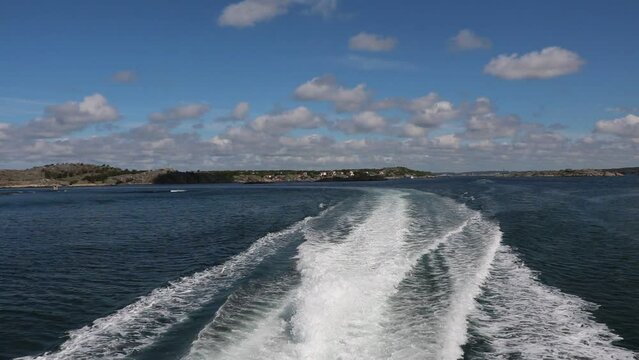 Boat trip between Gothenburg and the island of Br&auml;nn&ouml;, Sweden