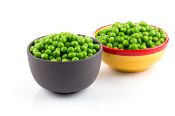 Bowl of green wet pea