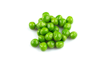 Pile of green wet pea