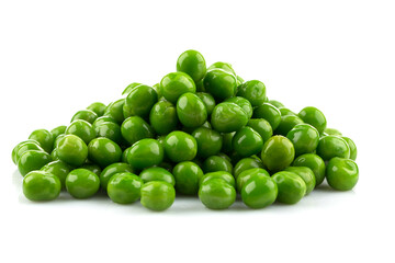 Pile of green wet pea