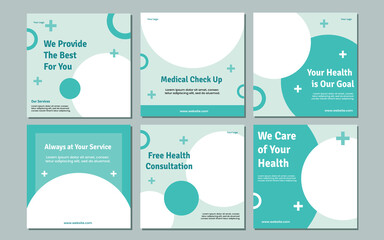 Medical Social Media Post Template, Healthcare Social Media Banner Template, Healthcare post social media banner ad, Medical and healthcare social media post template