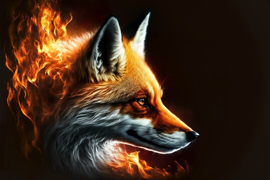 Animals with the power of blazing fire fox