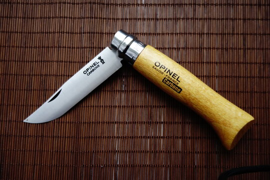 Classic french-made Opinel No. 8 pocket knife