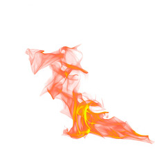 Easy to use flame overlay, transparent PNG