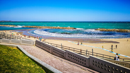 View of an Apulia's beach