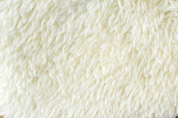 White wool texture, abstract fur background