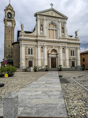 View of Lurago d'Erba town