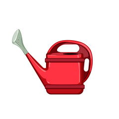Obraz premium agriculture watering can cartoon. agriculture watering can sign. isolated symbol vector illustration