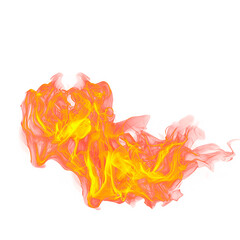 Easy to use flame overlay, transparent PNG