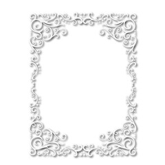 frames in vintage style with elements of ornament, art, pattern, background, texture