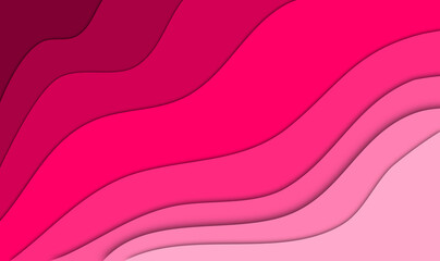 pink color abstract background with waves