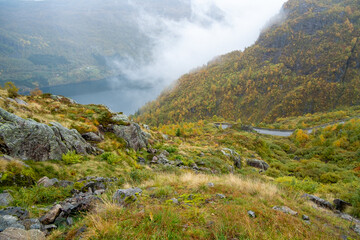 mountain landscape in the morning