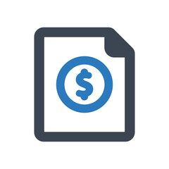 Bill icon - vector illustration . Bill, Invoice, Receipt, Document, Financial, Report, Payment, Paper, line, outline, icons .