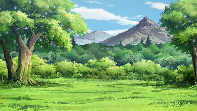 Anime Village, japanese anime town landscape HD wallpaper | Pxfuel