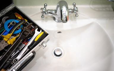 Plumbing repairman. Repair of the faucet in the bathroom.Elimination of water leakage in the...