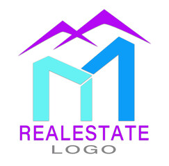 Real estate property home logo design vector ai png
