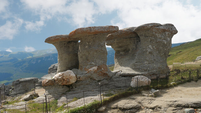 Old women rocks (Babele) in Bucegi mountains, Romania