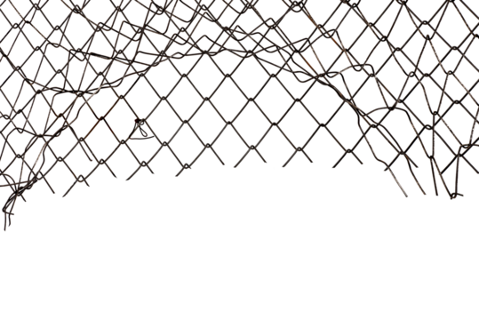 Background of metal mesh or wire on a white background