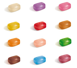 bonbon, toute couleur, fruit, aliment, frais, tropical, brut, menthe,  sucr&eacute;, juteuse, d&eacute;licieux, v&eacute;g&eacute;tarien, naturel,