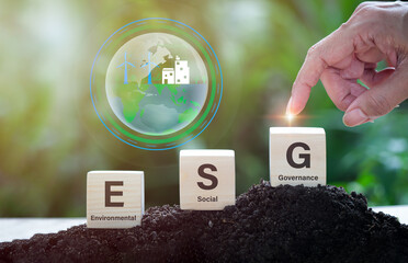 ESG Carbon neutrality on a net basis. In business, the hand of pollution and effective management...