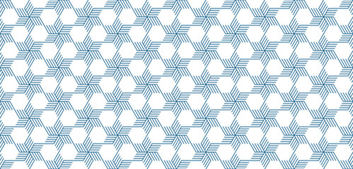Abstract seamless pattern with streak Jewish stars vector illustration